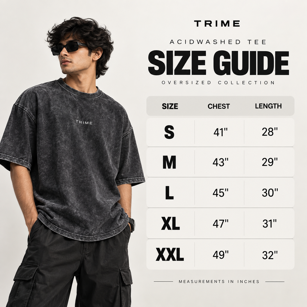 Nightshift Protocol – Royal Blue Acid Wash Oversized T-Shirt