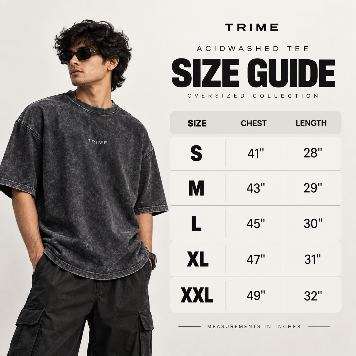 Nightshift Protocol – Royal Blue Acid Wash Oversized T-Shirt