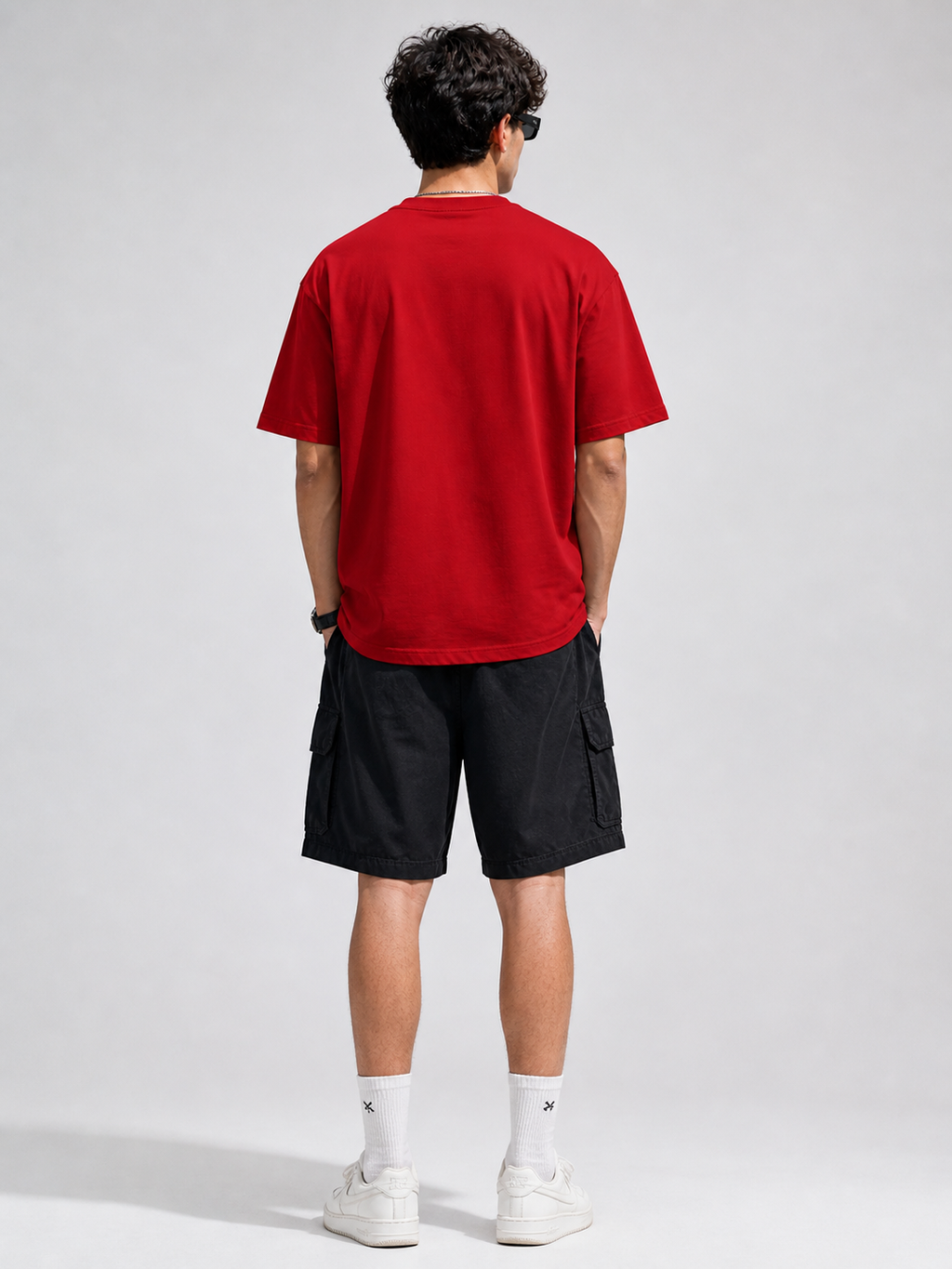 Fizz Mode Graphic Classic T-Shirt – Red