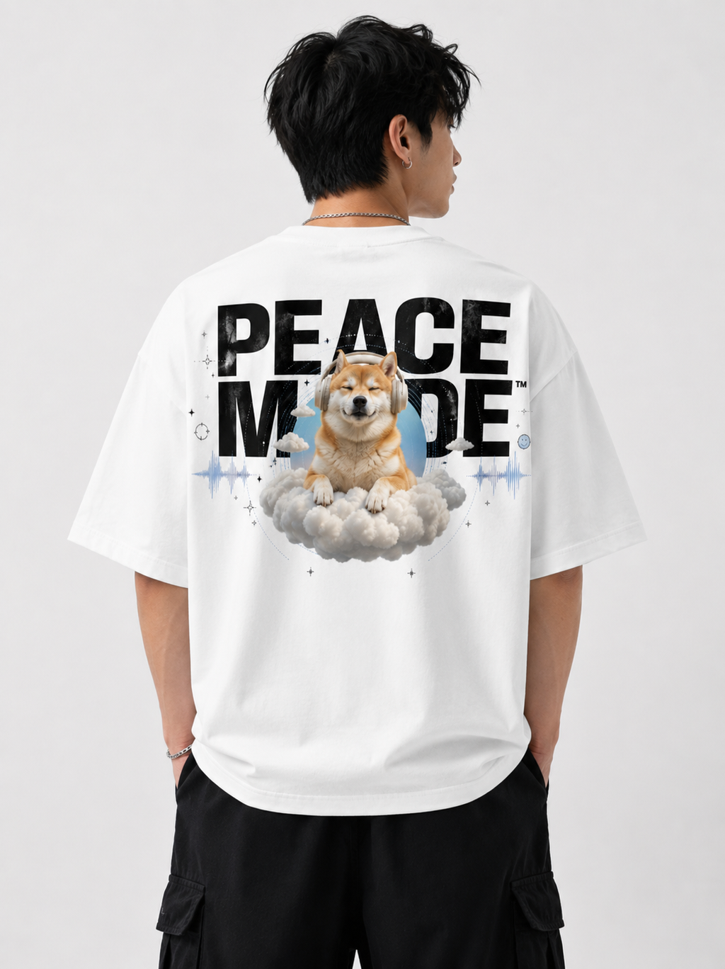 PEACE MODE™ Oversized Streetwear Tee