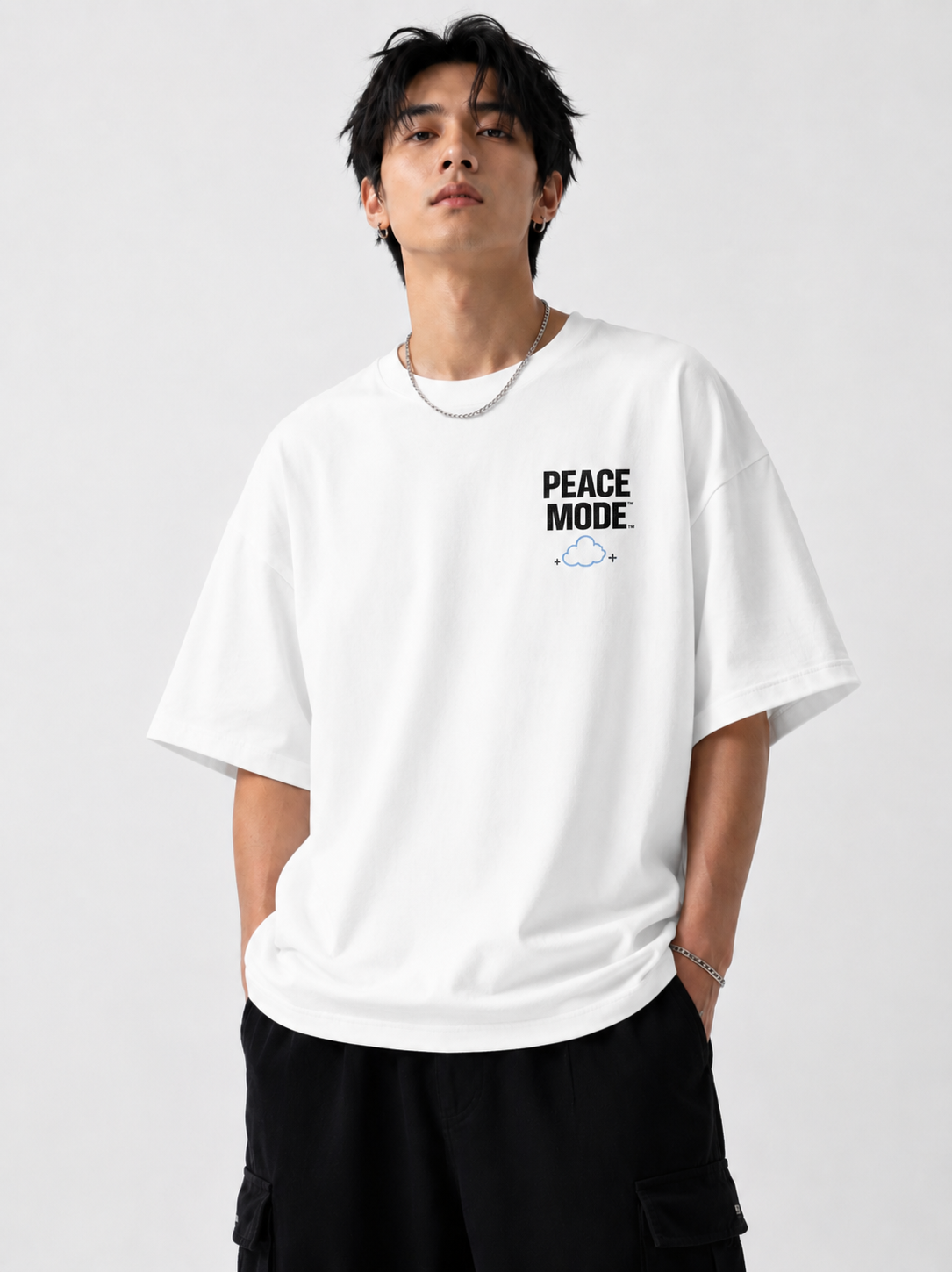 PEACE MODE™ Oversized Streetwear Tee