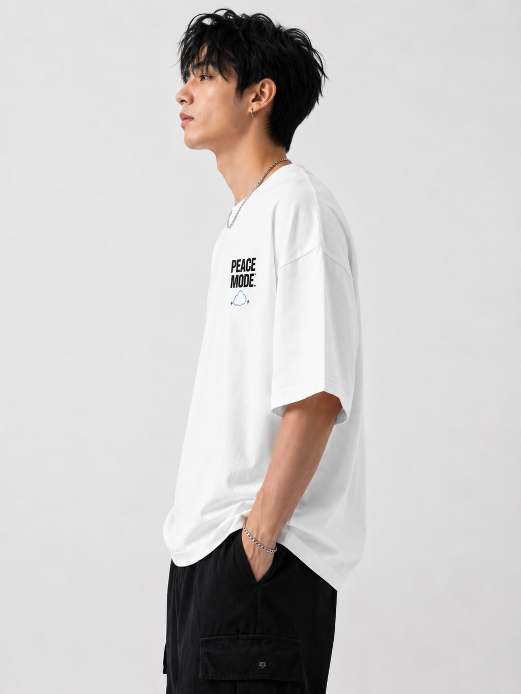 PEACE MODE™ Oversized Streetwear Tee